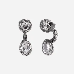 Maria e Luisa Jewels Orecchini Con Pietre<Orecchini Shri a lobo con pietra pendente