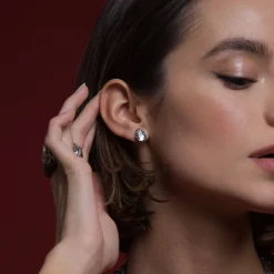 Maria e Luisa Jewels Orecchini Con Pietre<Orecchini Shri a lobo con pietra a goccia