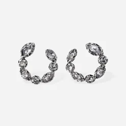 Maria e Luisa Jewels Orecchini A Cerchio | Orecchini Con Pietre<ORECCHINI SHRI MIXED CUT LARGE