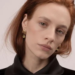 Maria e Luisa Jewels Orecchini Con Pietre | Orecchini In Oro Vermeil<ORECCHINI TRIBAL DROP